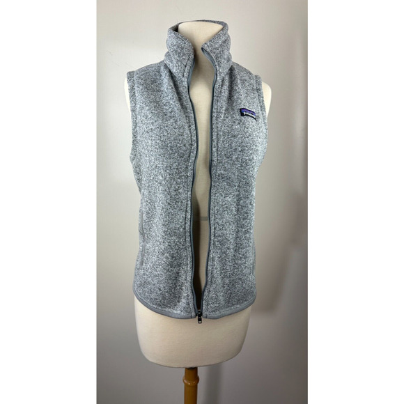 Patagonia Better Sweater Vest Jacket Fleece Full Zip Gray Women's Size Small - Picture 3 of 16
